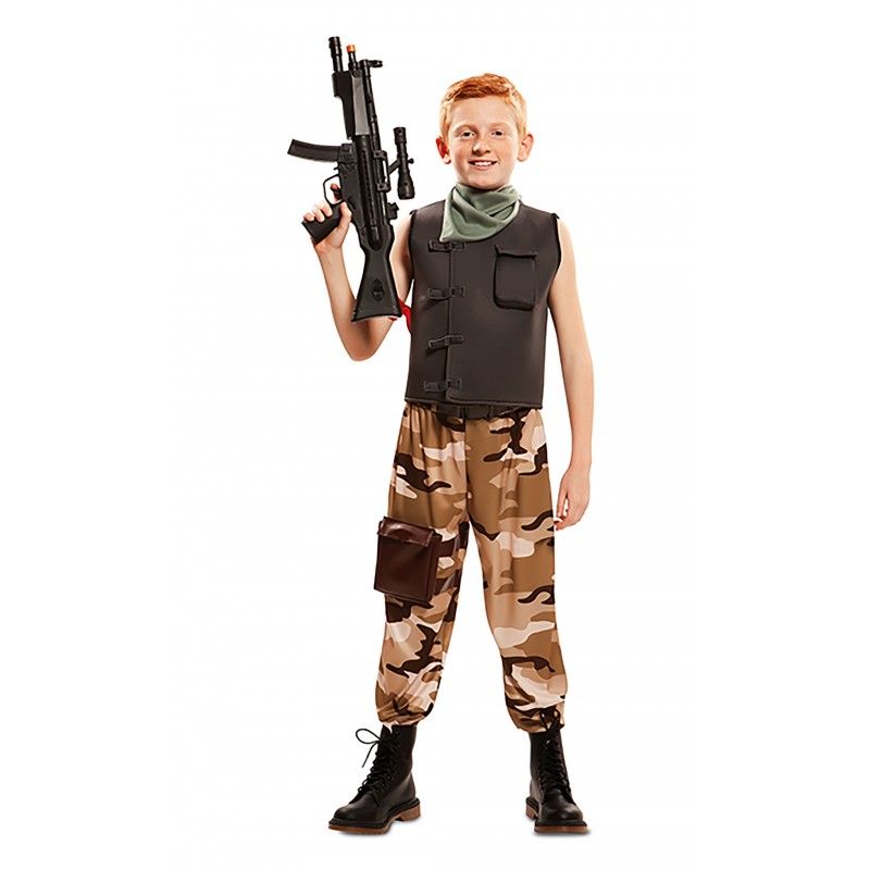 Disfraz de Soldado de combate para Niño