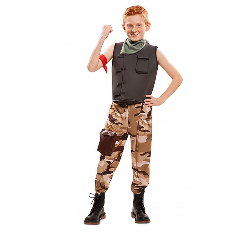 Disfraz de Soldado de combate para Niño
