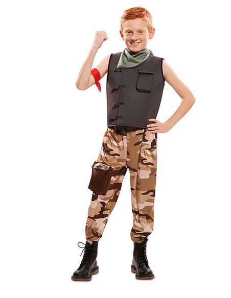 Disfraz de Soldado de combate para Niño