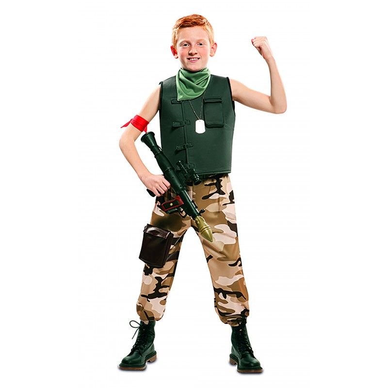 Disfraz de Soldado de combate para Niño