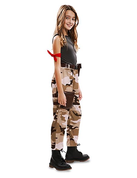 Disfraz de Soldado de combate para Niña