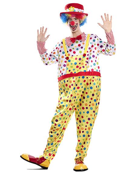 Disfraz de Payaso topos para Hombre