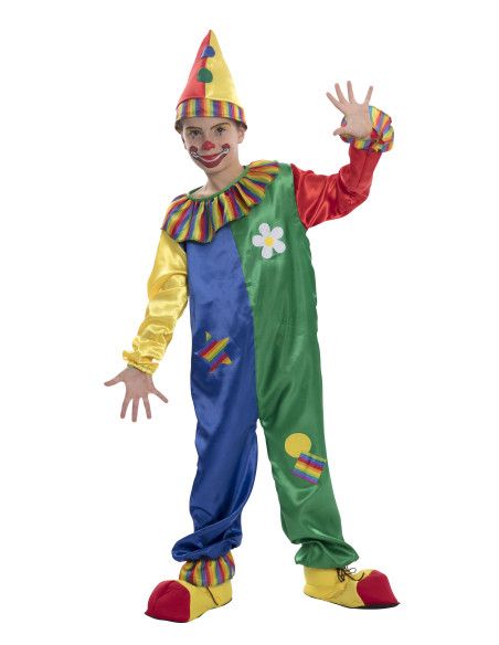 Disfraz de Payasito multicolor para Niño