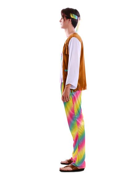 Disfraz de Hippie arcoiris para Hombre