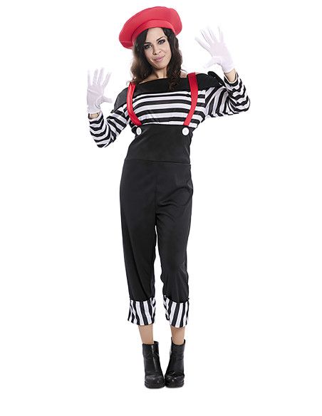 Disfraz de Mimo para Mujer Talla ML
