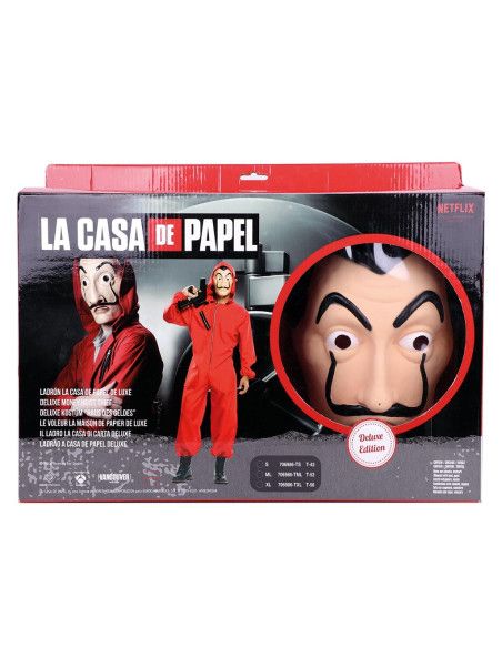 Disfraz de Ladrón la casa de papel de luxe Adulto