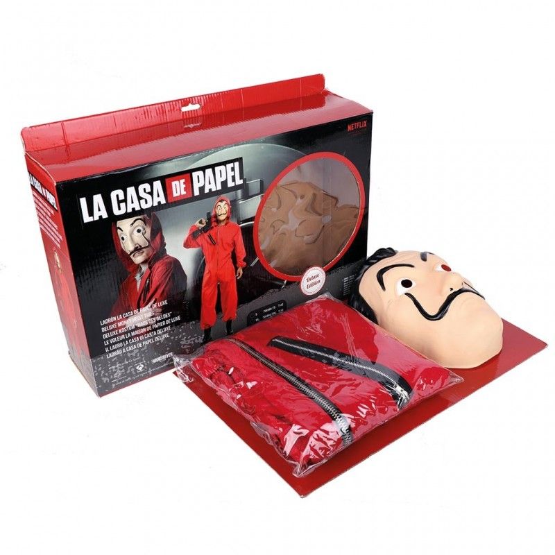 Disfraz de Ladrón la casa de papel de luxe Adulto