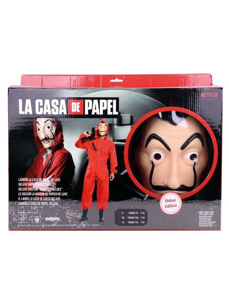 Disfraz de Ladrón la casa de papel de luxe Adulto
