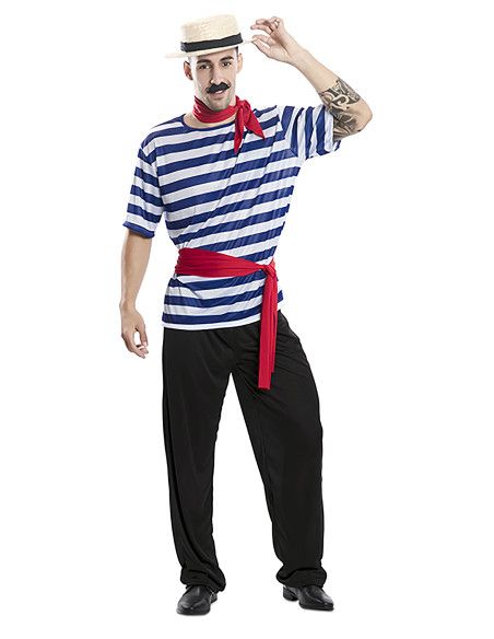 Disfraz de Gondolero para  hombre