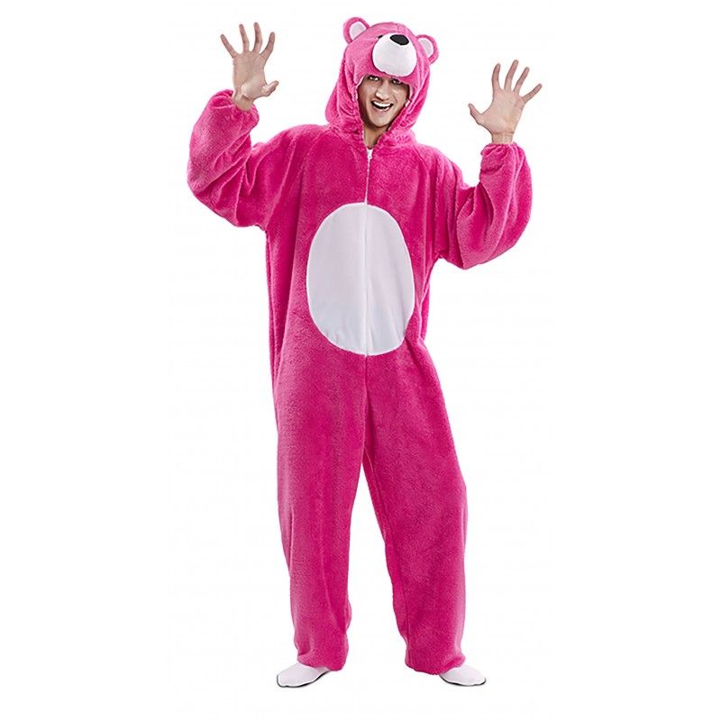 Disfraz de Oso rosa Adulto para mujer