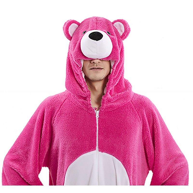 Disfraz de Oso rosa Adulto para mujer