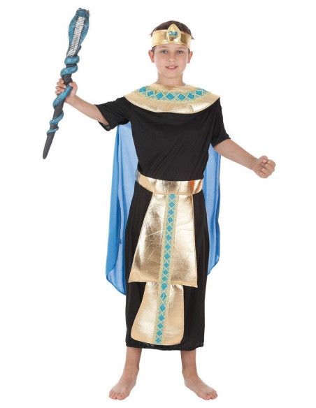 Disfraz de Faraón Egipcio Ramses para Niño - Disfraces de Romanos, Griegos y Egipcios para niño y niña - MisterDisfraz.com