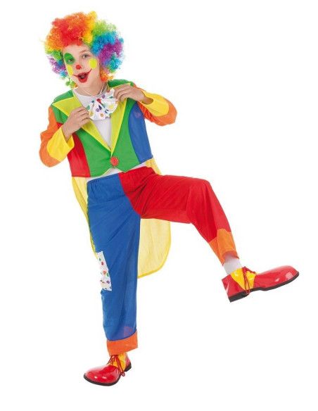 Disfraz de Payaso Tino Colorines para Niño - Disfraces de Payaso Infantil para Niñas y Niños - MisterDisfraz.com