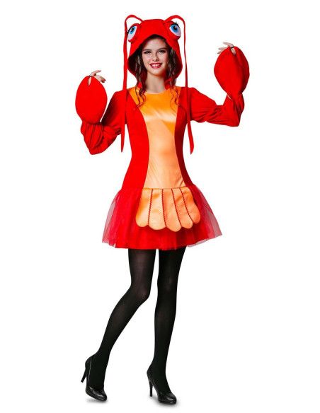 Disfraz de Bogavante para Mujer.
