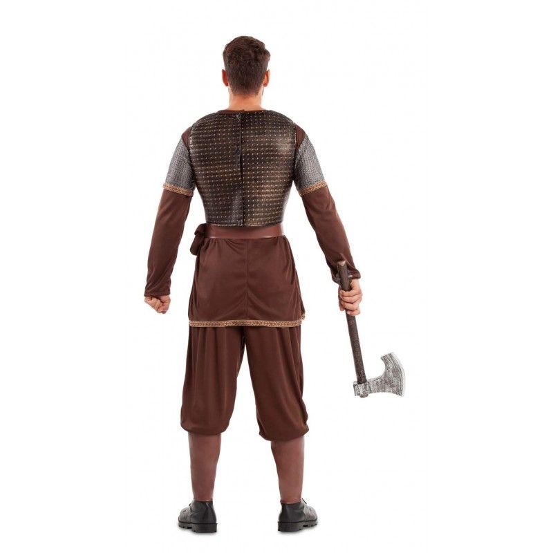 Espalda - Disfraz de Rey Vikingo para Hombre.