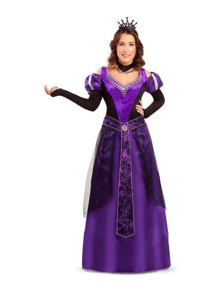 Disfraz de Reina Morada para Mujer.