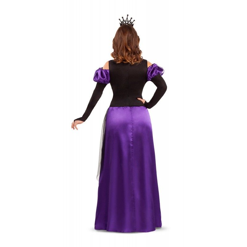 Espalda - Disfraz de Reina Morada para Mujer.