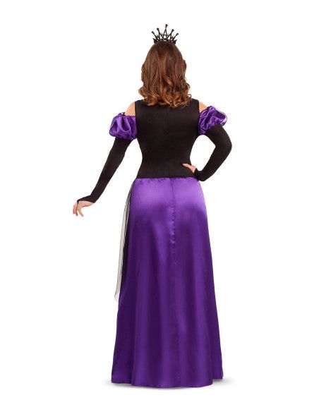Espalda - Disfraz de Reina Morada para Mujer.