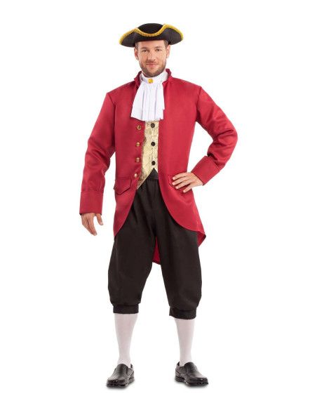 Disfraz de Noble Colonial para Hombre.