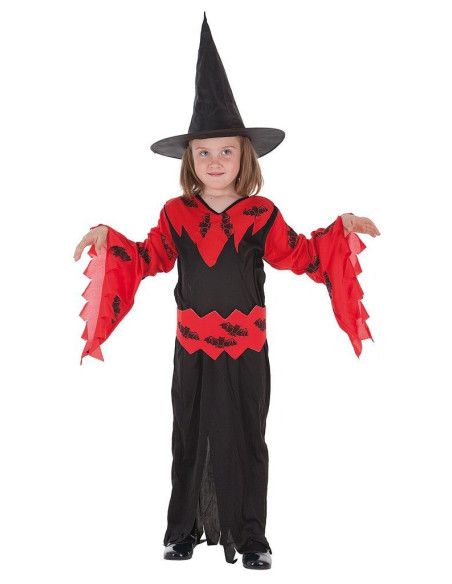 Disfraz de Bruja Murciélago para Niña - Disfraces de Halloween para Niños y Niñas Infantil - MisterDisfraz.com