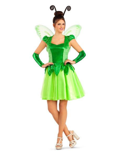 Disfraz de Hada Verde para Mujer.