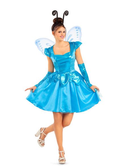 Disfraz de Hada Azul para Mujer.