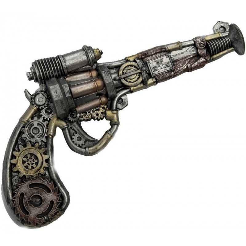 Revolver Steampunk Mecanismos foam.