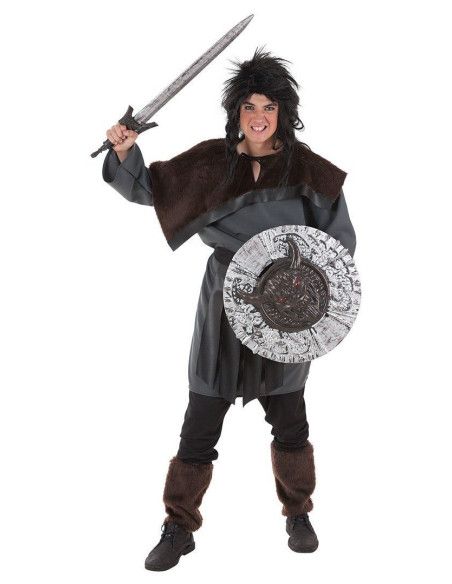 Escudo y Espada de Guerrero Vikingo de 53*74 cm