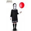 Disfraz de Miércoles Addams para niña.