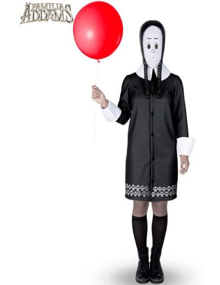 Disfraz de Miércoles Addams para mujer.