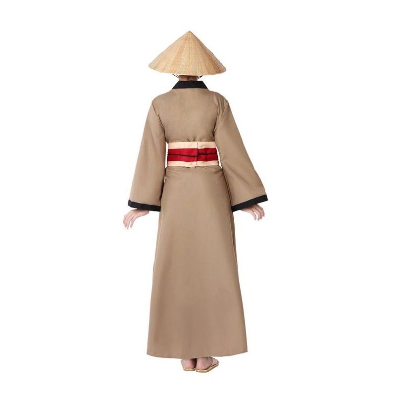 Espalda - Disfraz de China Tradicional para Mujer.