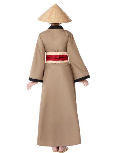 Espalda - Disfraz de China Tradicional para Mujer.