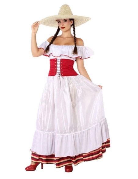 Disfraz de Mejicana Gabriela para Mujer.
