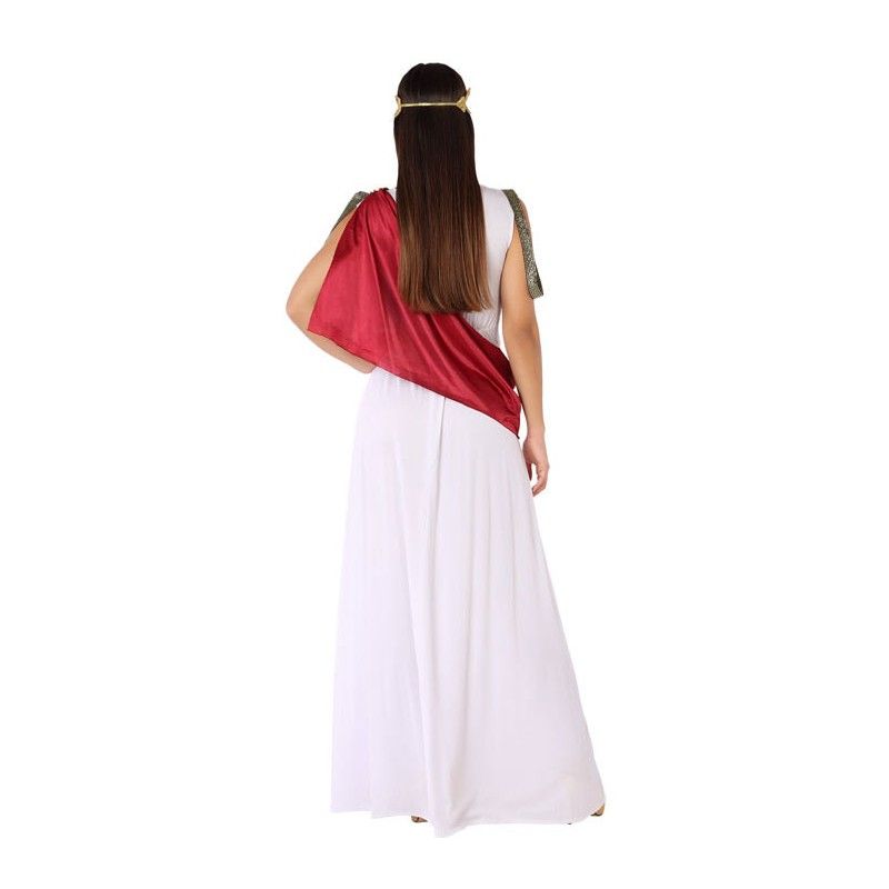 Espalda - Disfraz de Dama Romana para Mujer.