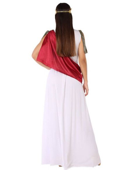 Espalda - Disfraz de Dama Romana para Mujer.