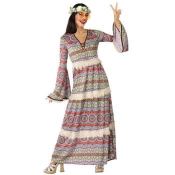 Disfraz de Hippie Largo para Mujer.