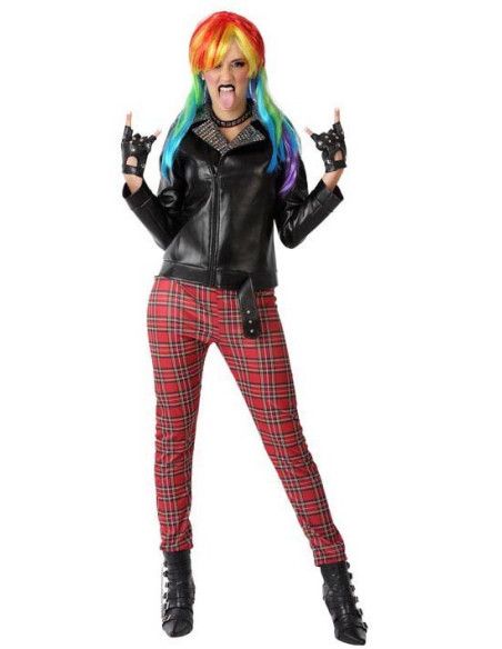 Disfraz de Punky para Mujer.