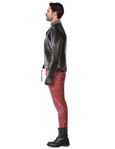 Perfil - Disfraz de Punky para Hombre.