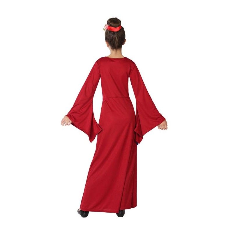 Espalda - Disfraz de China Elegante para Niña.