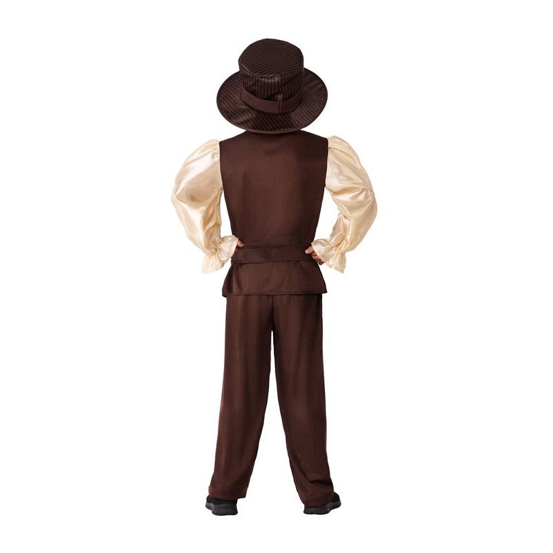 Espalda - Disfraz de Steampunk para Niño.