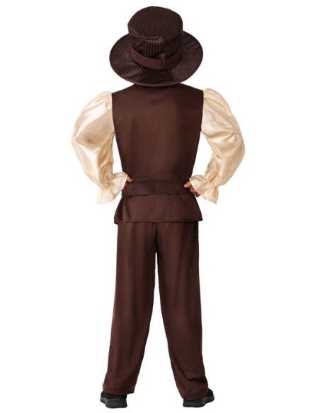 Espalda - Disfraz de Steampunk para Niño.