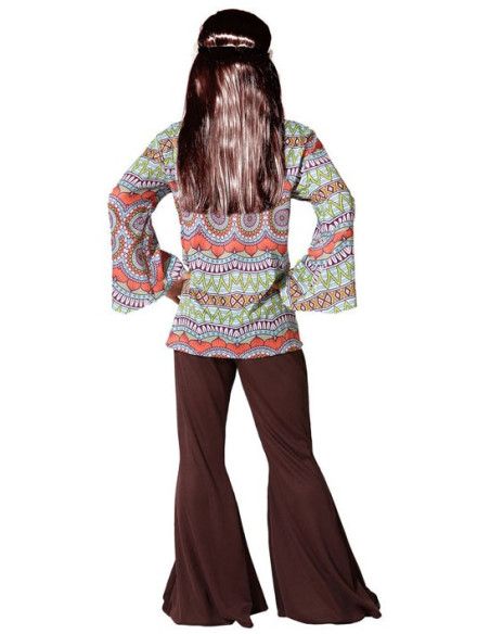 Espalda - Disfraz de Hippie para Niño.