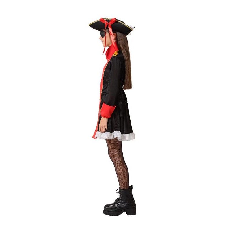 Perfil - Disfraz de Pirata Parche para Niña.
