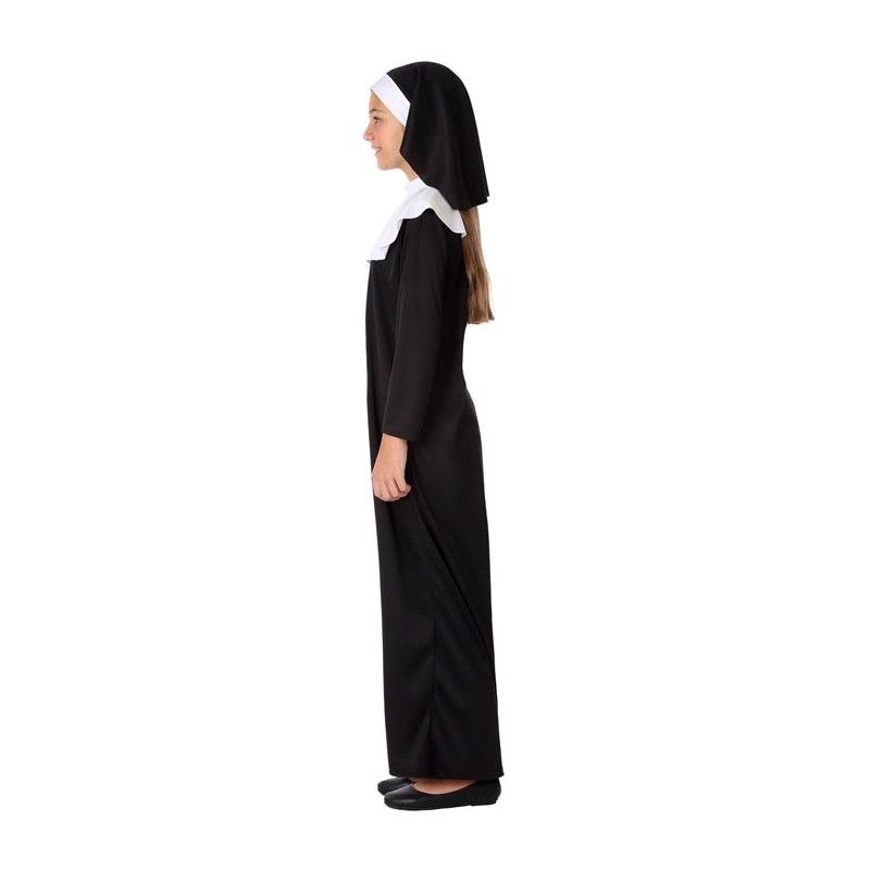Perfil - Disfraz de Monja para Niña.