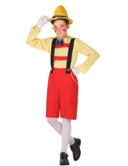 Disfraz de Pinocho Marioneta para Niño.