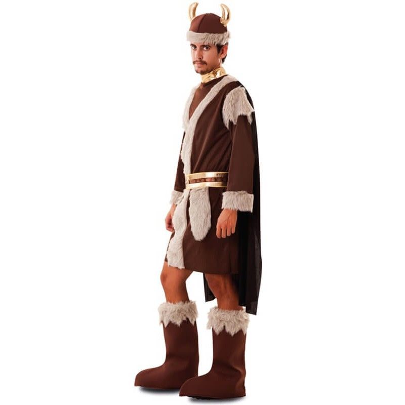 Perfil - Disfraz de Vikingo Nórdico para Hombre.