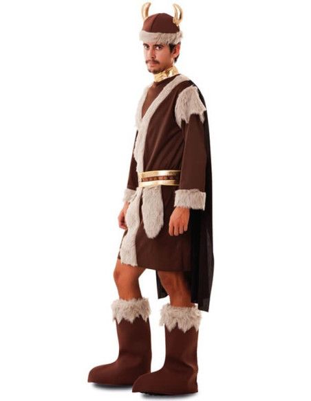Perfil - Disfraz de Vikingo Nórdico para Hombre.