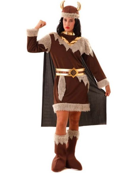Disfraz de Vikinga Nórdica para Mujer.