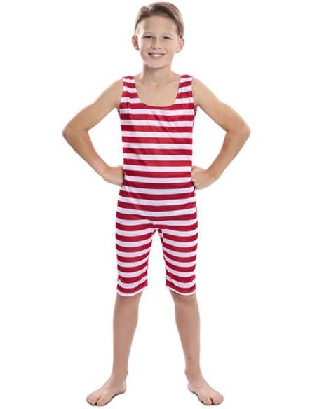 Disfraz de Bañista Años 20 para niño.