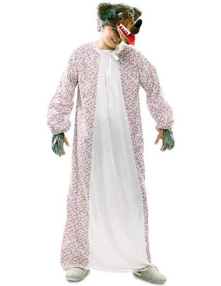 Disfraz de Abuela lobo para Hombre.